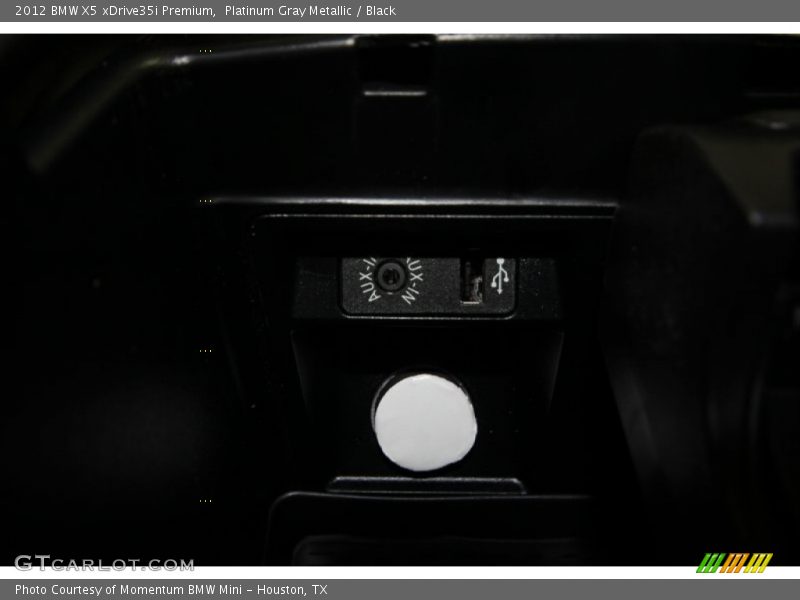 Platinum Gray Metallic / Black 2012 BMW X5 xDrive35i Premium