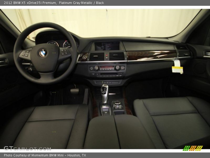 Platinum Gray Metallic / Black 2012 BMW X5 xDrive35i Premium