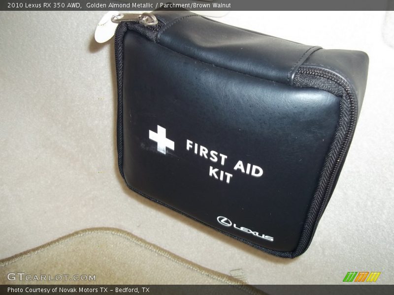 Golden Almond Metallic / Parchment/Brown Walnut 2010 Lexus RX 350 AWD