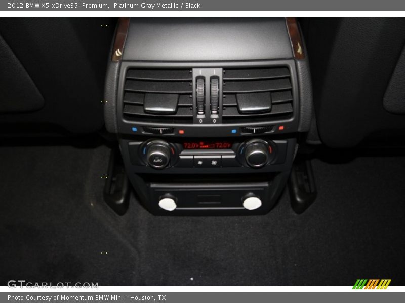 Platinum Gray Metallic / Black 2012 BMW X5 xDrive35i Premium