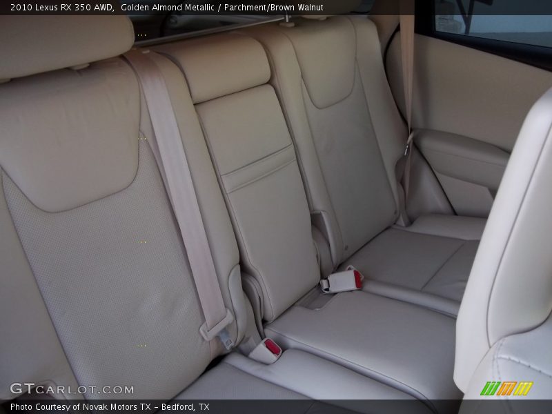 Golden Almond Metallic / Parchment/Brown Walnut 2010 Lexus RX 350 AWD