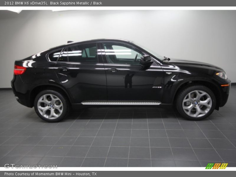 Black Sapphire Metallic / Black 2012 BMW X6 xDrive35i