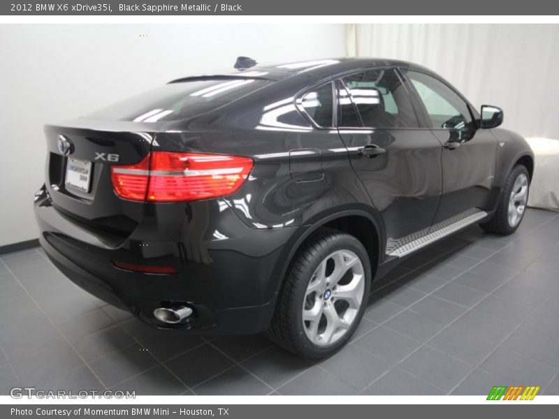 Black Sapphire Metallic / Black 2012 BMW X6 xDrive35i