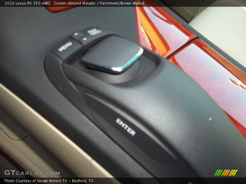 Golden Almond Metallic / Parchment/Brown Walnut 2010 Lexus RX 350 AWD