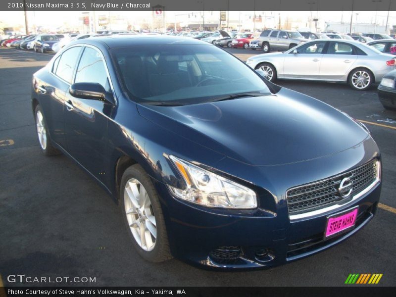 Navy Blue / Charcoal 2010 Nissan Maxima 3.5 S