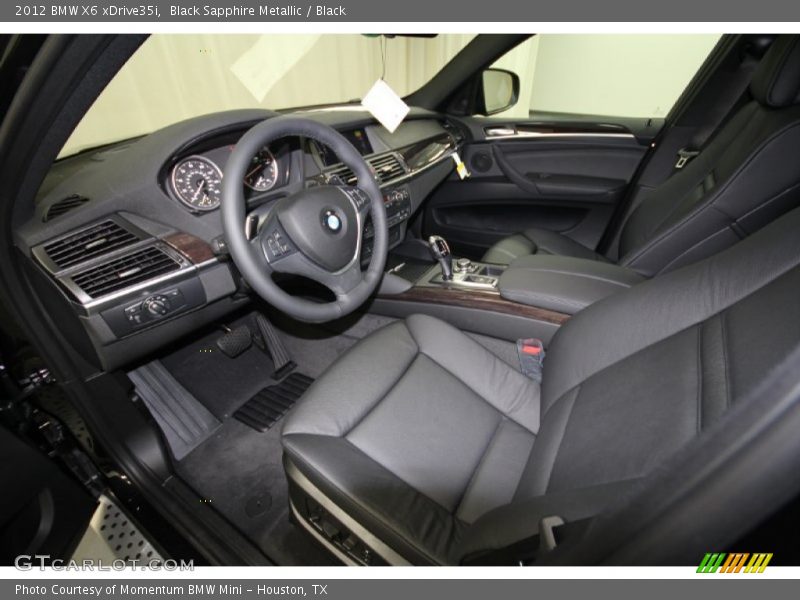 Black Sapphire Metallic / Black 2012 BMW X6 xDrive35i