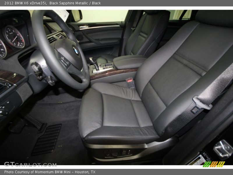 Black Sapphire Metallic / Black 2012 BMW X6 xDrive35i