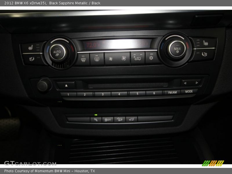 Black Sapphire Metallic / Black 2012 BMW X6 xDrive35i