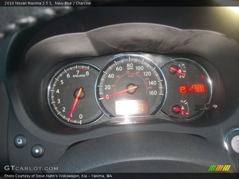 Navy Blue / Charcoal 2010 Nissan Maxima 3.5 S