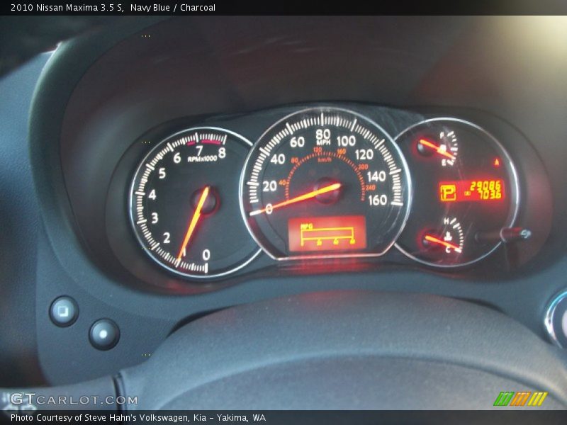 Navy Blue / Charcoal 2010 Nissan Maxima 3.5 S