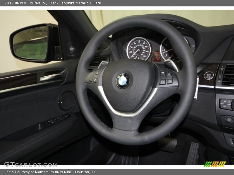 Black Sapphire Metallic / Black 2012 BMW X6 xDrive35i