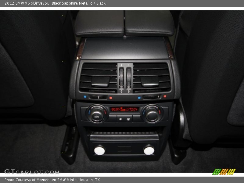 Black Sapphire Metallic / Black 2012 BMW X6 xDrive35i