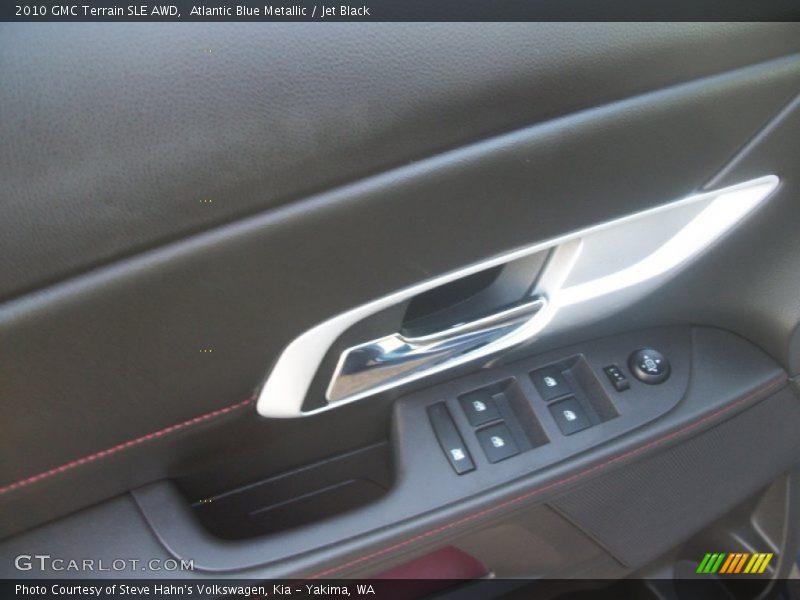 Atlantic Blue Metallic / Jet Black 2010 GMC Terrain SLE AWD