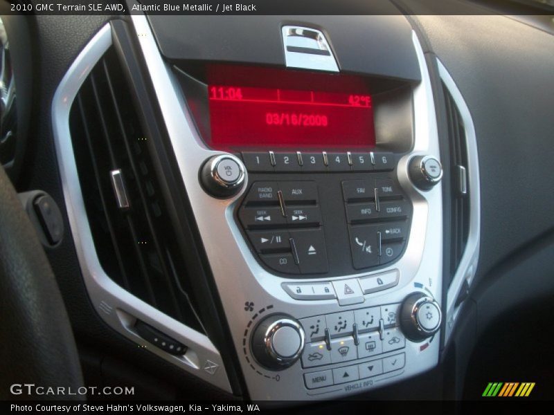 Atlantic Blue Metallic / Jet Black 2010 GMC Terrain SLE AWD