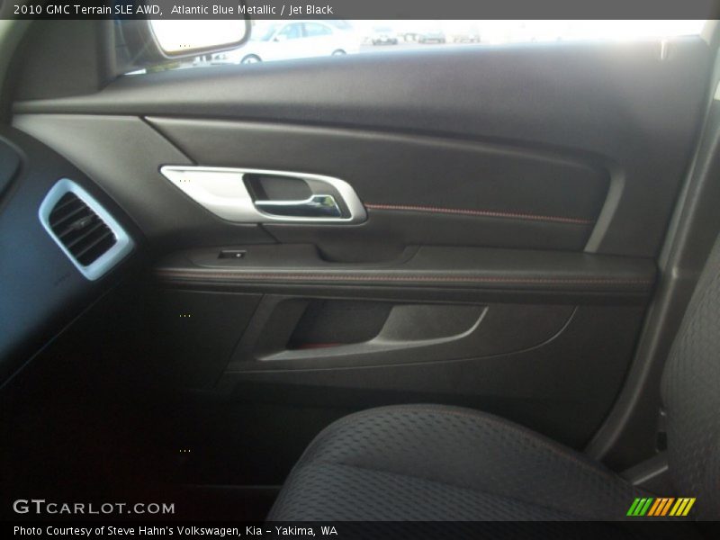 Atlantic Blue Metallic / Jet Black 2010 GMC Terrain SLE AWD