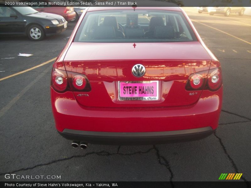 Salsa Red / Titan Black 2010 Volkswagen Jetta Wolfsburg Edition Sedan