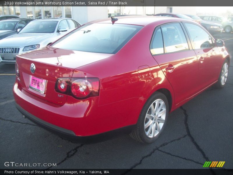 Salsa Red / Titan Black 2010 Volkswagen Jetta Wolfsburg Edition Sedan