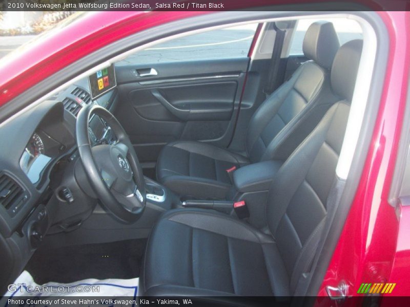 Salsa Red / Titan Black 2010 Volkswagen Jetta Wolfsburg Edition Sedan