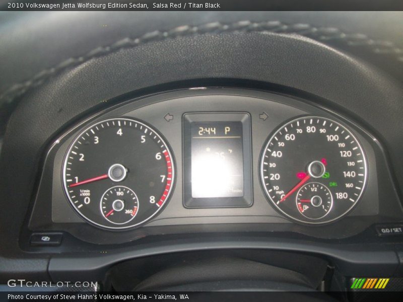 Salsa Red / Titan Black 2010 Volkswagen Jetta Wolfsburg Edition Sedan