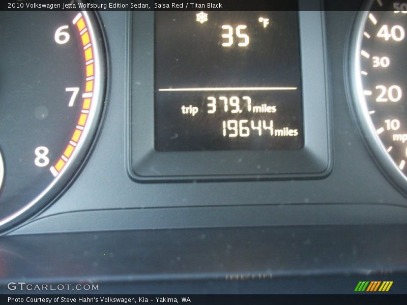 Salsa Red / Titan Black 2010 Volkswagen Jetta Wolfsburg Edition Sedan