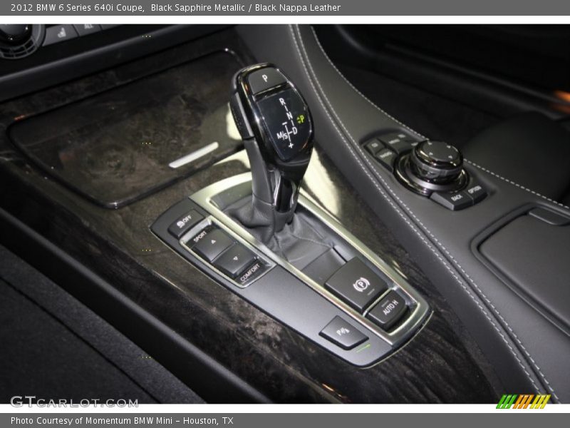  2012 6 Series 640i Coupe 8 Speed Sport Automatic Shifter