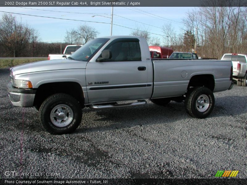 Bright Silver Metallic / Agate 2002 Dodge Ram 2500 SLT Regular Cab 4x4