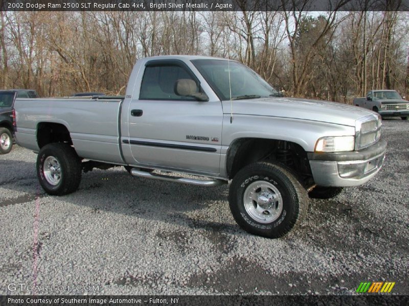 Bright Silver Metallic / Agate 2002 Dodge Ram 2500 SLT Regular Cab 4x4