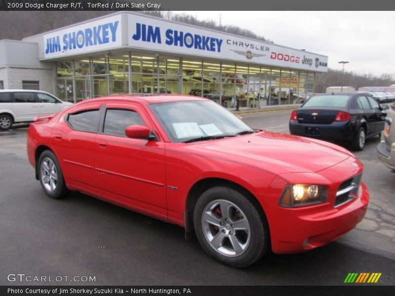 TorRed / Dark Slate Gray 2009 Dodge Charger R/T