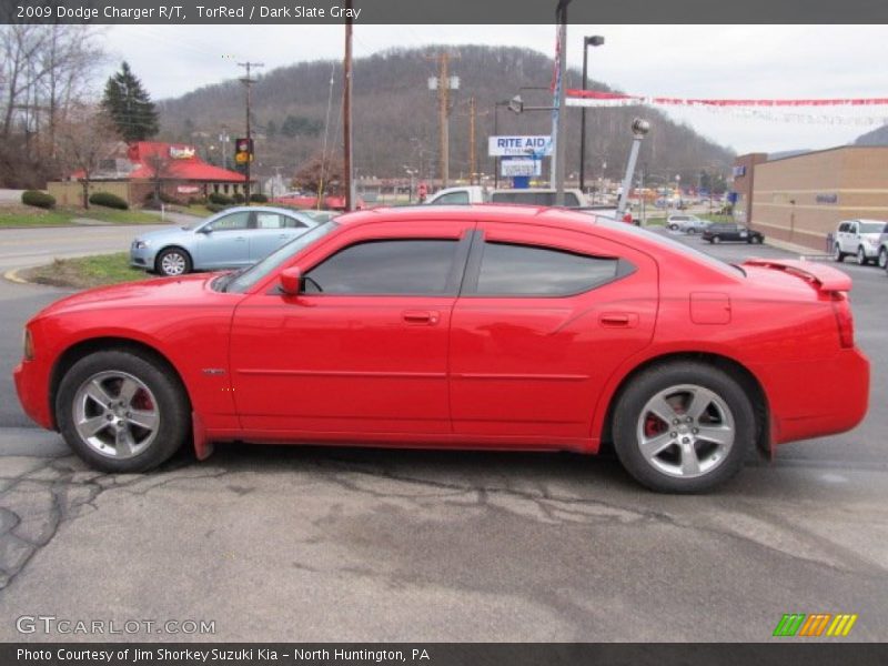 TorRed / Dark Slate Gray 2009 Dodge Charger R/T