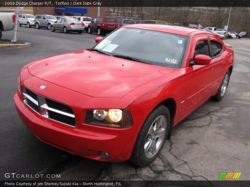 TorRed / Dark Slate Gray 2009 Dodge Charger R/T