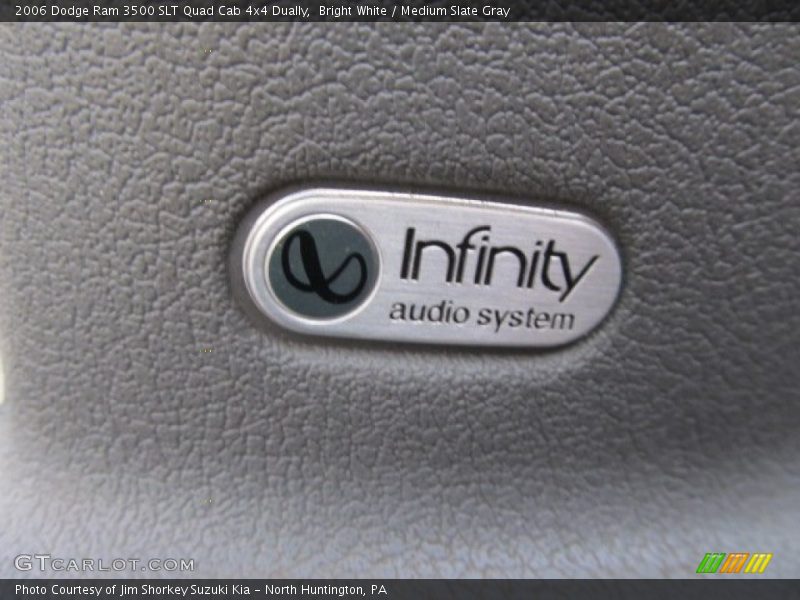 Bright White / Medium Slate Gray 2006 Dodge Ram 3500 SLT Quad Cab 4x4 Dually