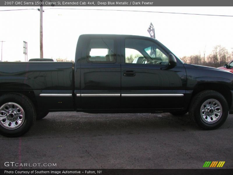 Deep Blue Metallic / Dark Pewter 2007 GMC Sierra 1500 Classic SL Extended Cab 4x4