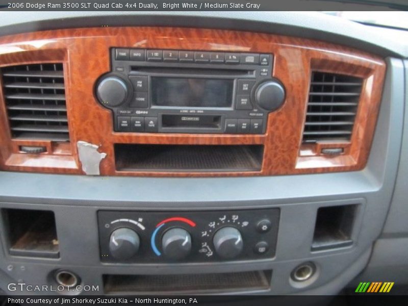 Bright White / Medium Slate Gray 2006 Dodge Ram 3500 SLT Quad Cab 4x4 Dually
