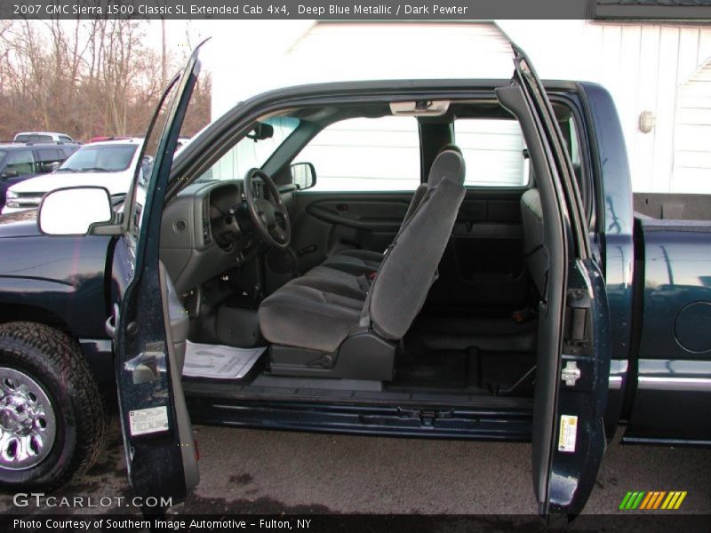 Deep Blue Metallic / Dark Pewter 2007 GMC Sierra 1500 Classic SL Extended Cab 4x4