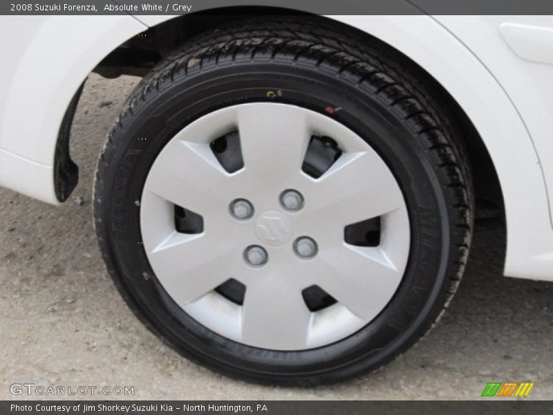 Absolute White / Grey 2008 Suzuki Forenza