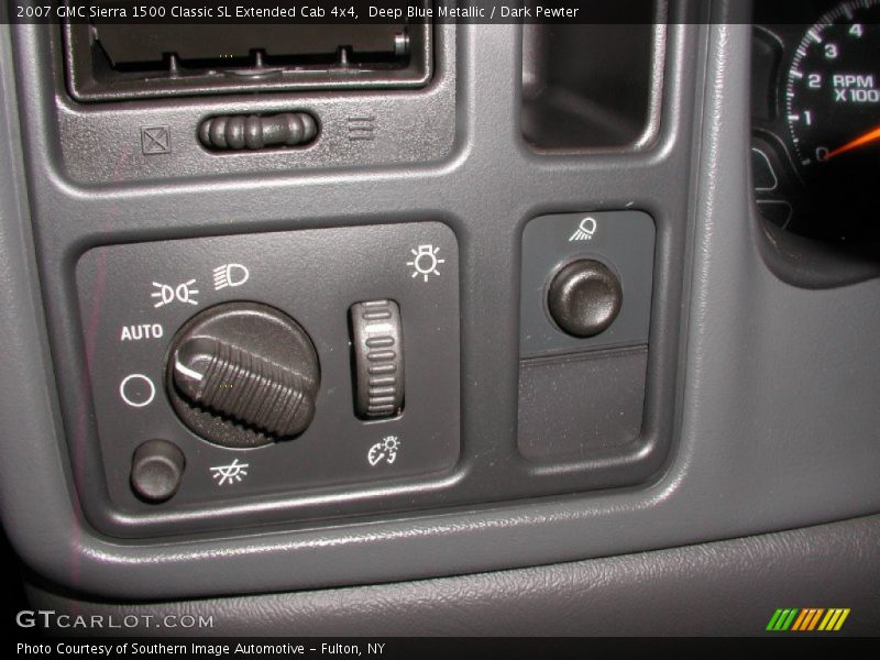 Deep Blue Metallic / Dark Pewter 2007 GMC Sierra 1500 Classic SL Extended Cab 4x4