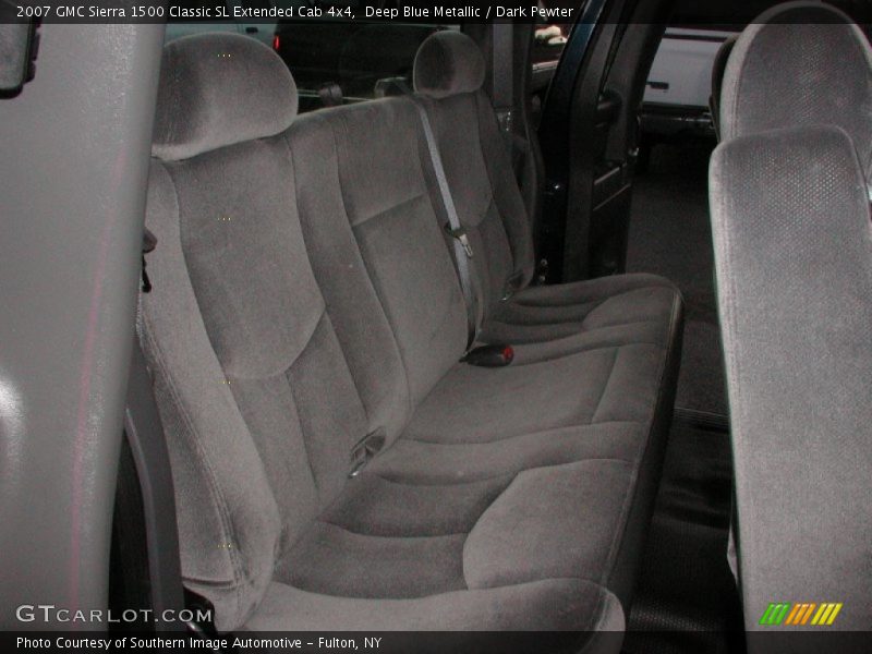 Deep Blue Metallic / Dark Pewter 2007 GMC Sierra 1500 Classic SL Extended Cab 4x4