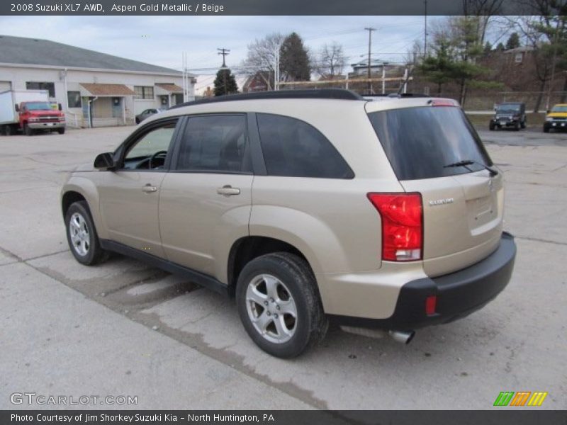 Aspen Gold Metallic / Beige 2008 Suzuki XL7 AWD