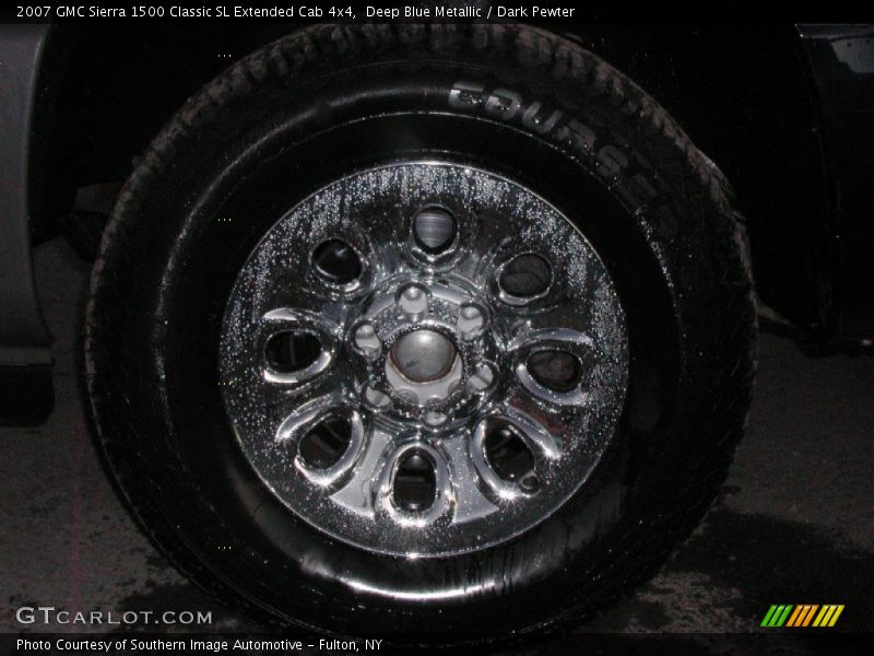 Deep Blue Metallic / Dark Pewter 2007 GMC Sierra 1500 Classic SL Extended Cab 4x4