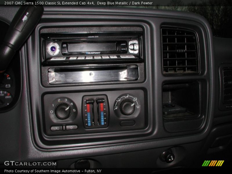 Deep Blue Metallic / Dark Pewter 2007 GMC Sierra 1500 Classic SL Extended Cab 4x4