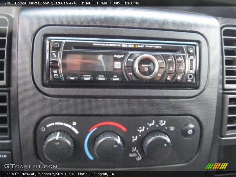 Patriot Blue Pearl / Dark Slate Gray 2001 Dodge Dakota Sport Quad Cab 4x4