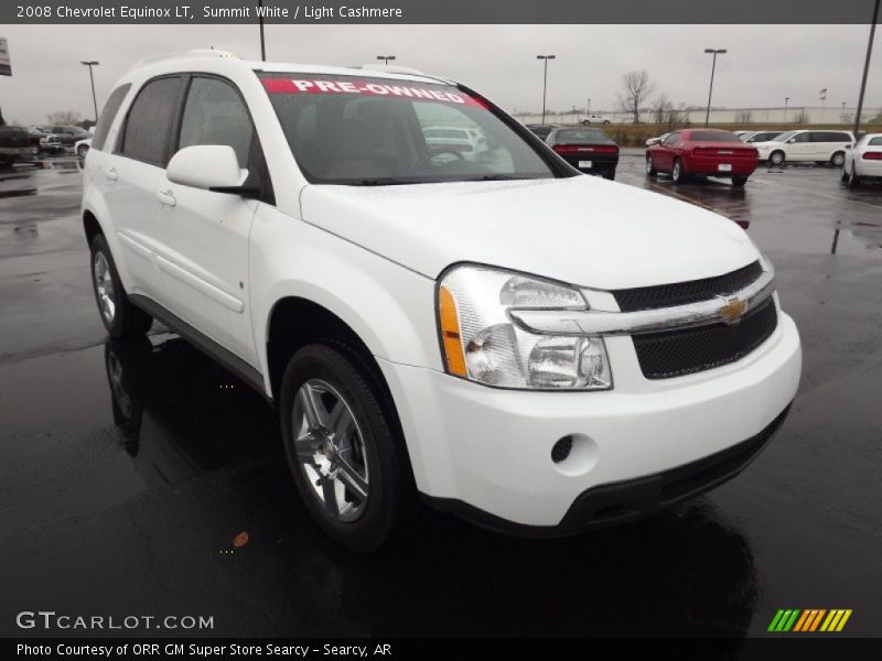 Summit White / Light Cashmere 2008 Chevrolet Equinox LT