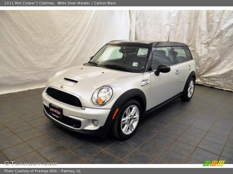 White Silver Metallic / Carbon Black 2011 Mini Cooper S Clubman