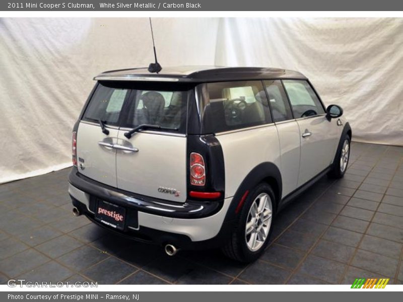 White Silver Metallic / Carbon Black 2011 Mini Cooper S Clubman