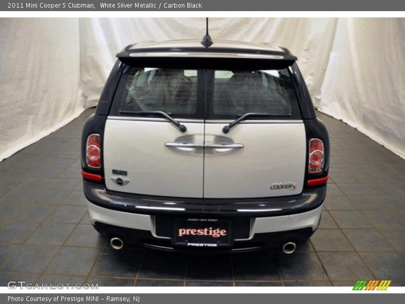 White Silver Metallic / Carbon Black 2011 Mini Cooper S Clubman