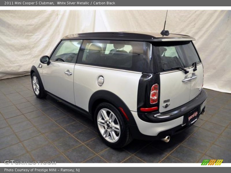 White Silver Metallic / Carbon Black 2011 Mini Cooper S Clubman