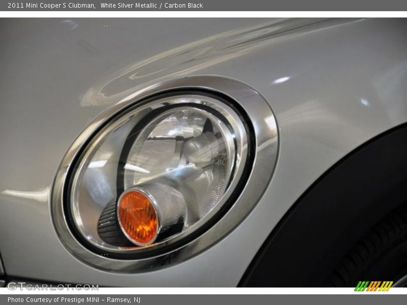 White Silver Metallic / Carbon Black 2011 Mini Cooper S Clubman