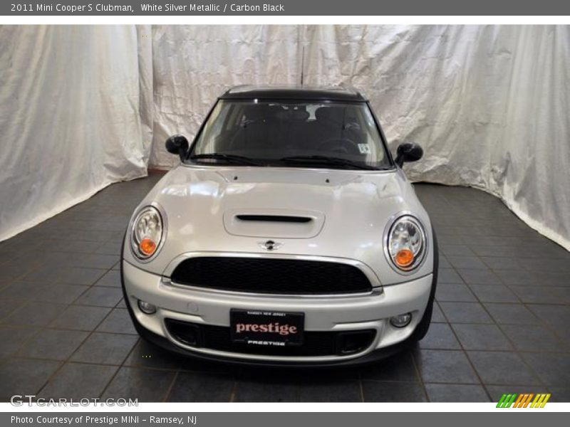 White Silver Metallic / Carbon Black 2011 Mini Cooper S Clubman