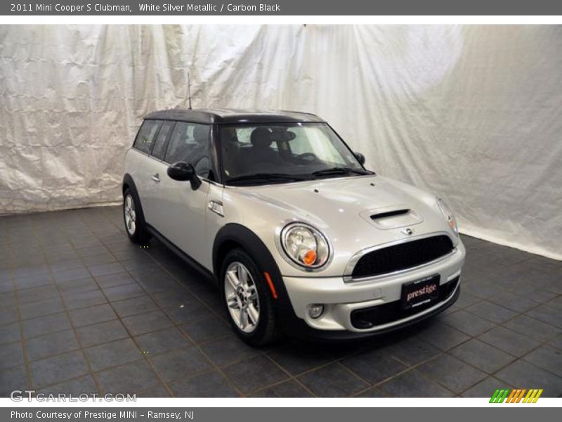 White Silver Metallic / Carbon Black 2011 Mini Cooper S Clubman