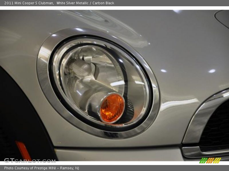 White Silver Metallic / Carbon Black 2011 Mini Cooper S Clubman